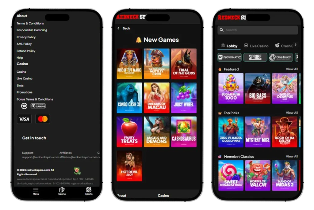 RedNeck Spins Casino app